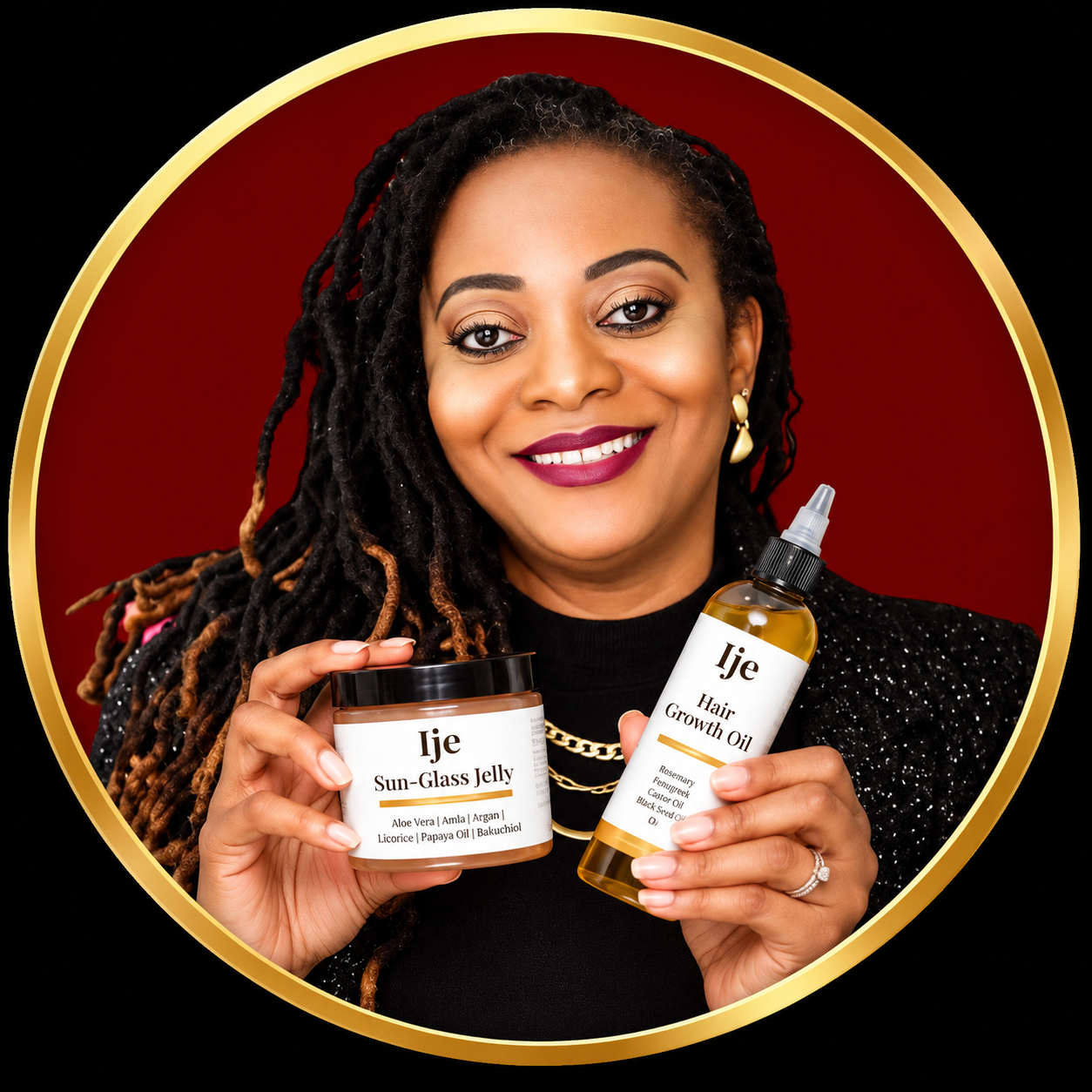 IJE HAIR GROWTH AND SKINCARE logo